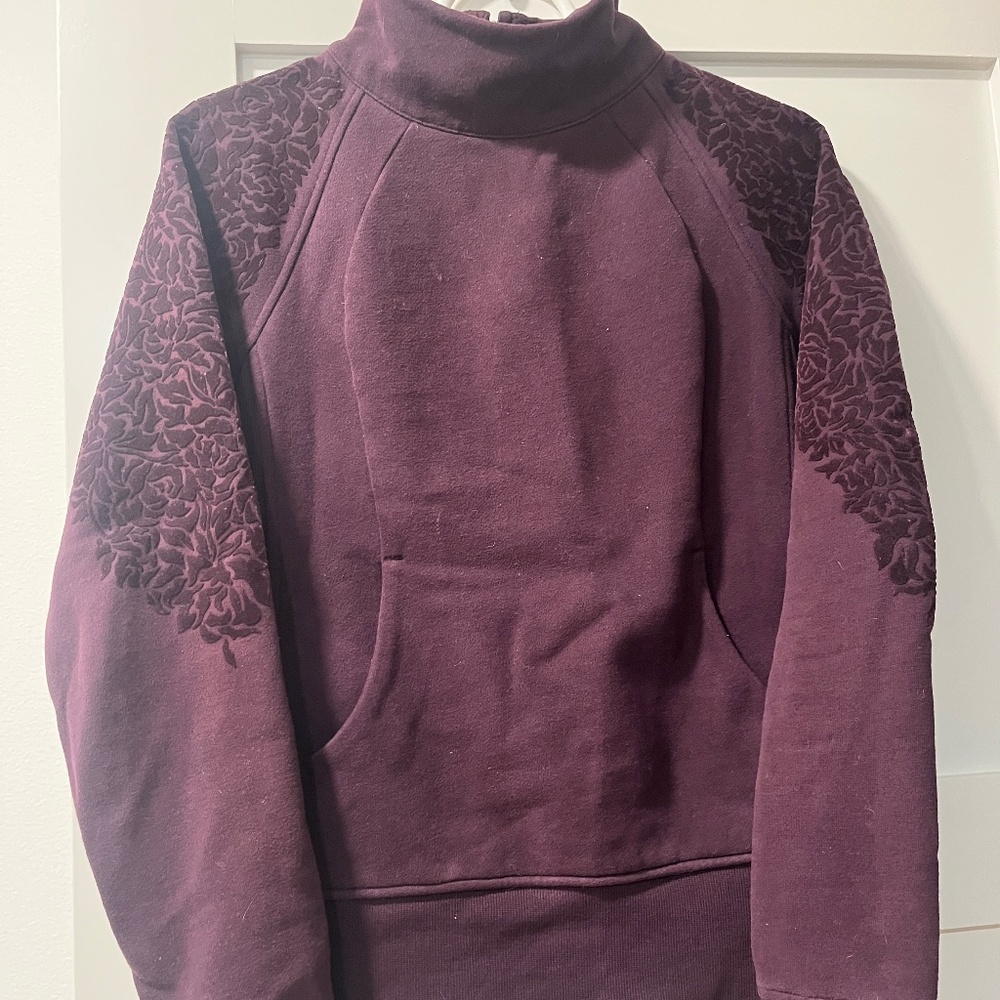 Lululemon Women's Scuba Black Cherry Velvet Floral